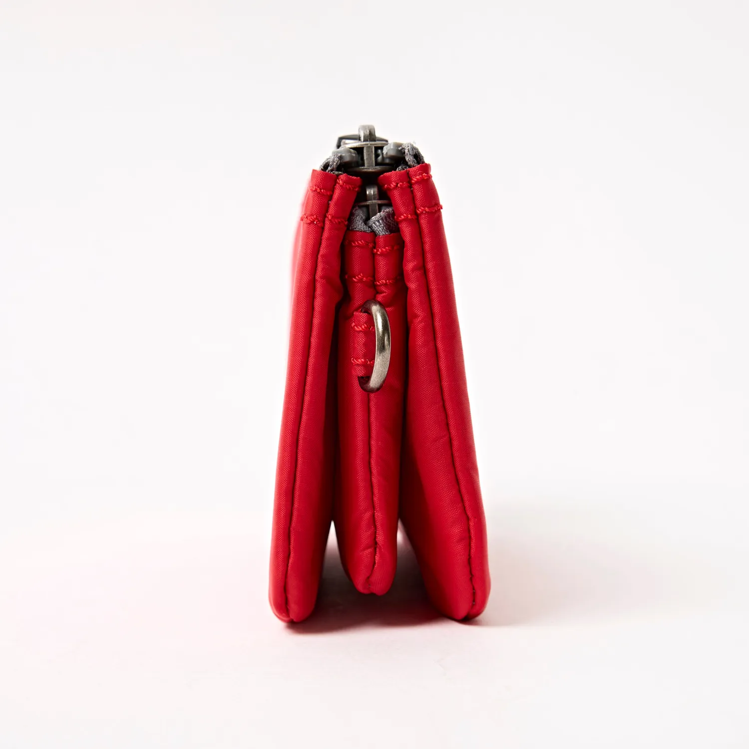 Roka London Carnaby Small pung Scarlet ripstop