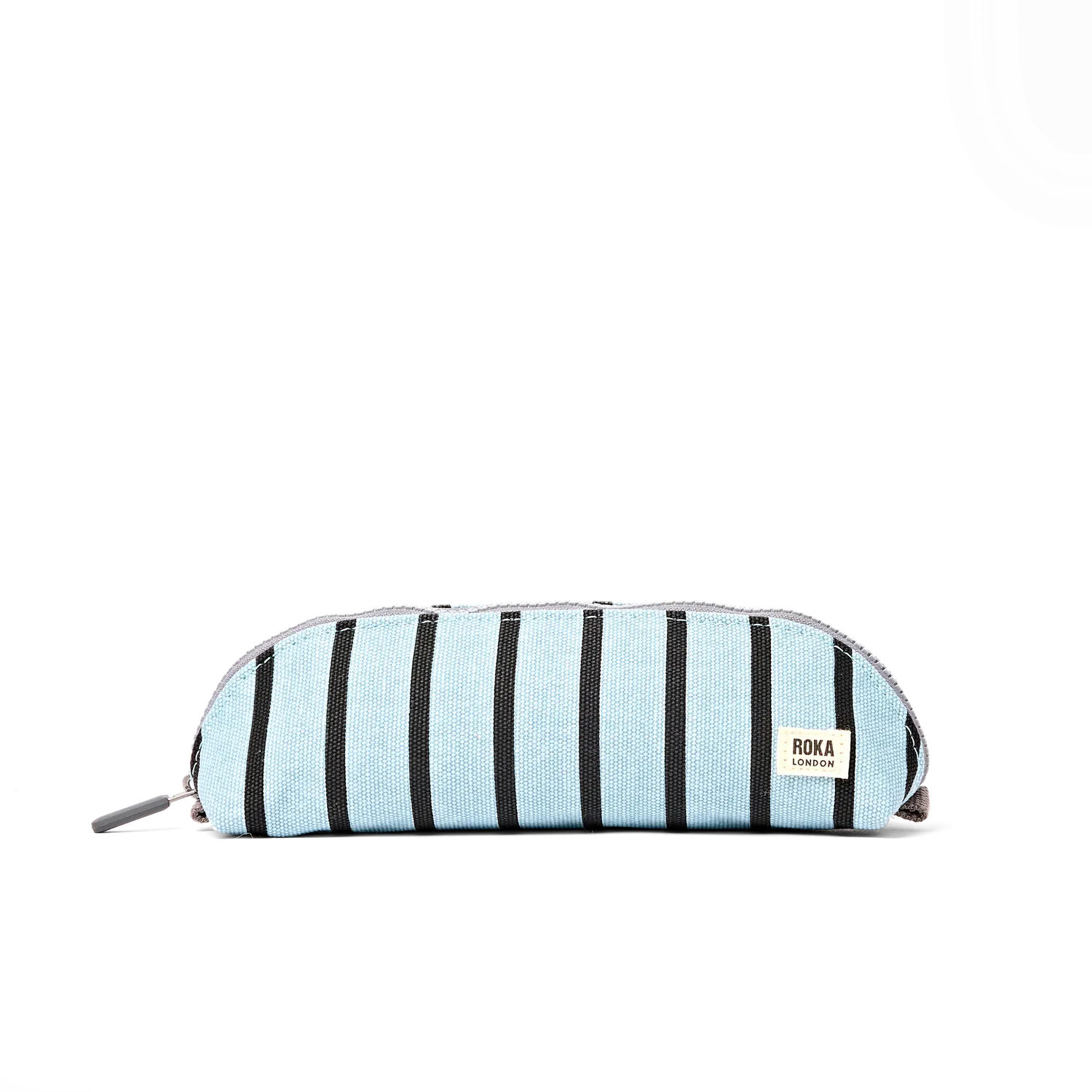 Roka London Tate pouch Blue Stripe Small bomuld