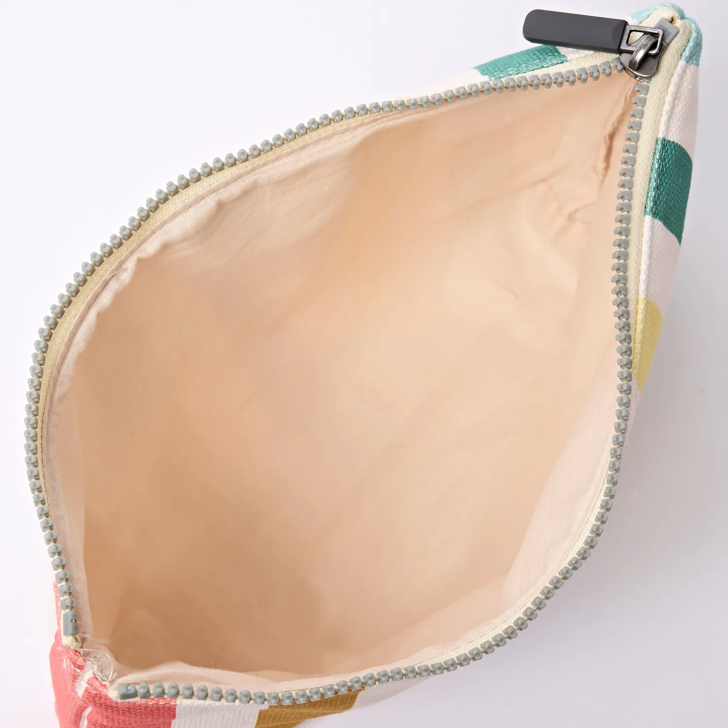 Roka London Maida Vale pouch Small pastel stripe bomuld