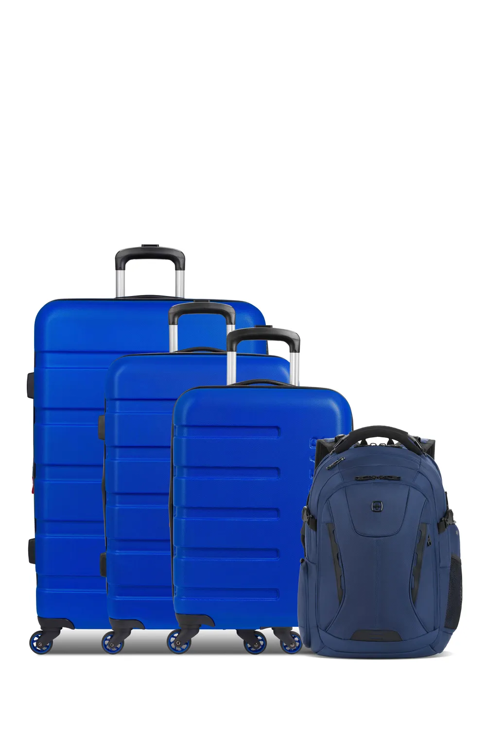Swissgear Pro Traveler Bundle kuffertsæt Cobalt Blue 4 dele TSA-lås