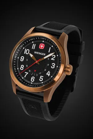Wenger Terragraph herreur bronze sort skive silikone