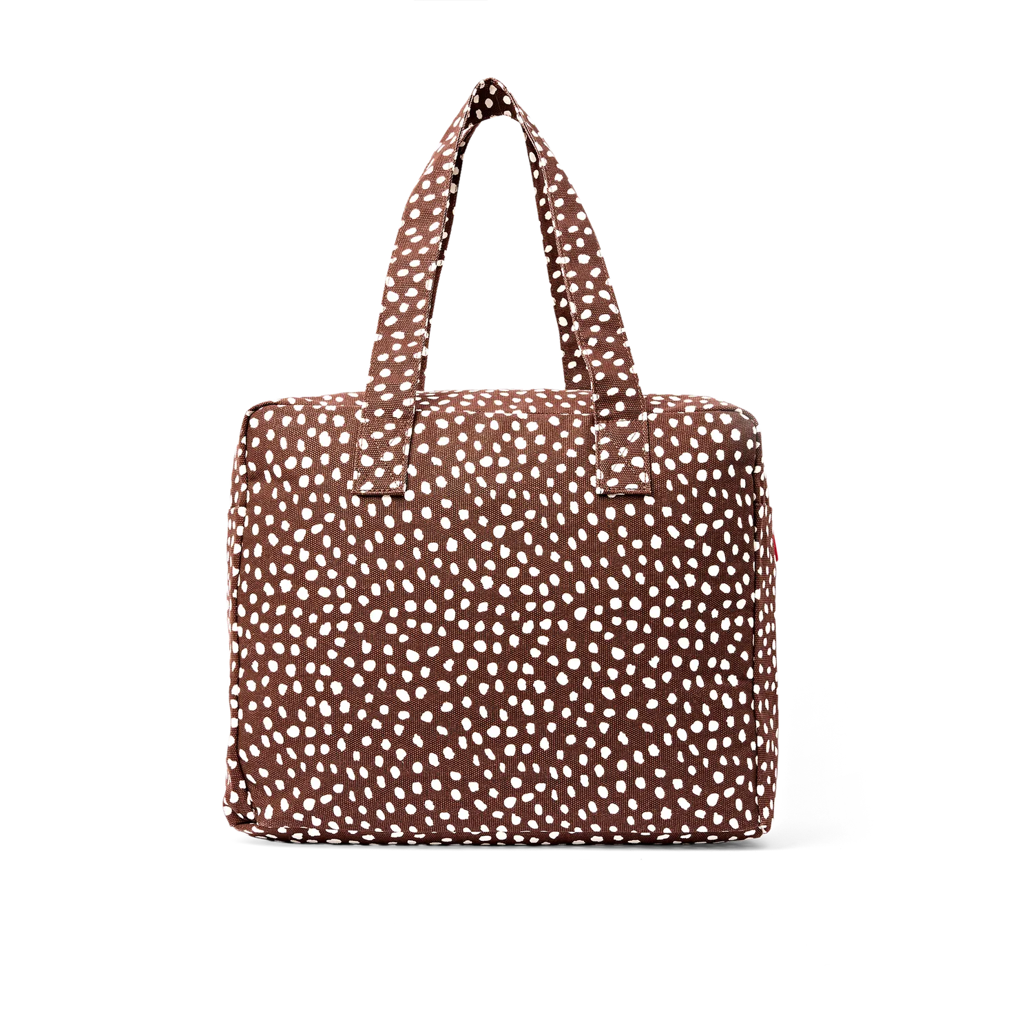 Roka London Sloane Medium skuldertaske Brown Spot laptop