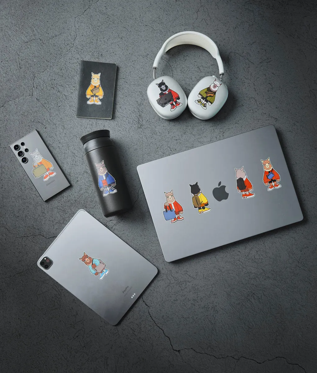 Alpaka Sticker Pack klistermærker 10 stk.