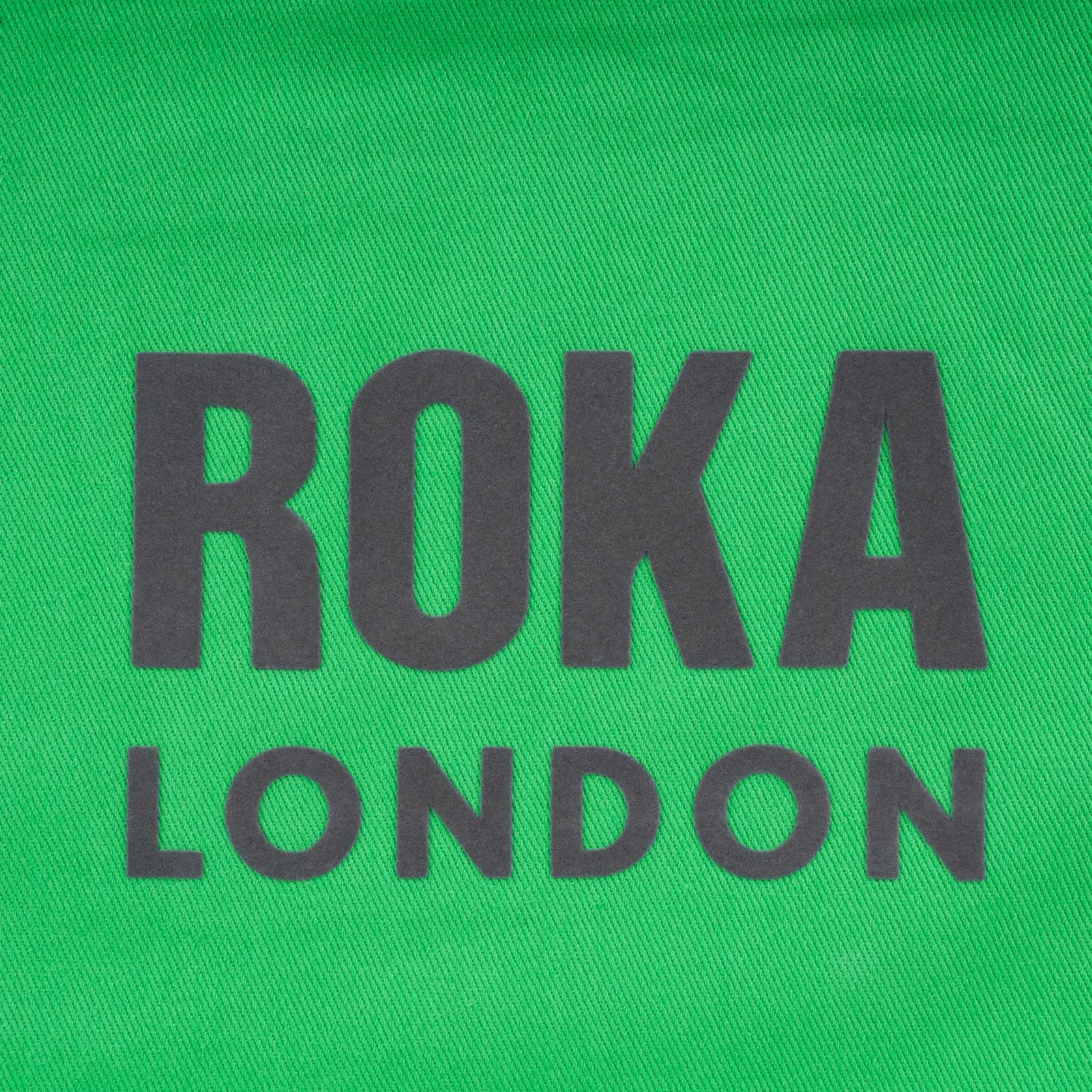 Roka London Notting Hill Amazon mulepose Small grøn canvas