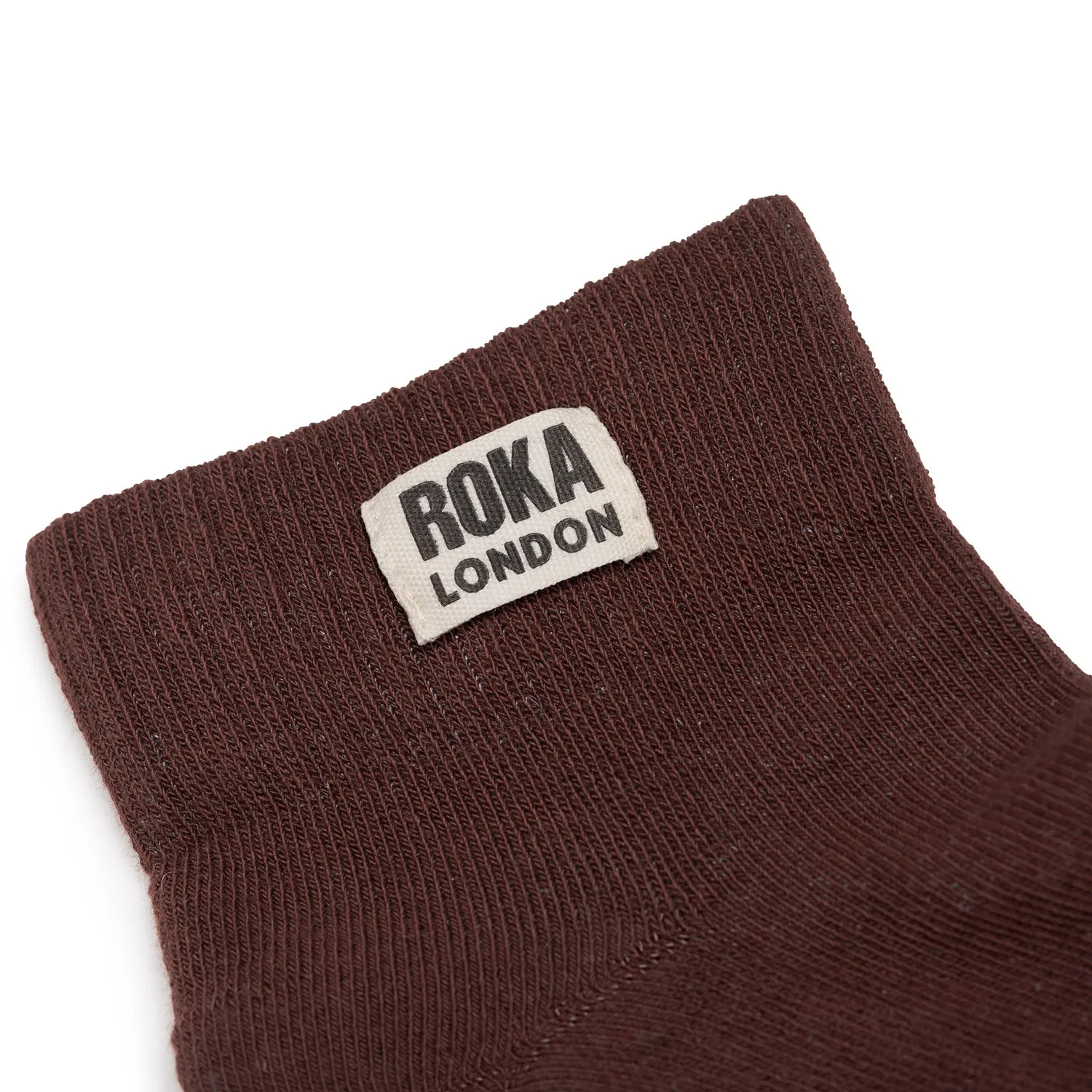 Roka London Wembley ankelstrømper Coco 36-42 økologisk