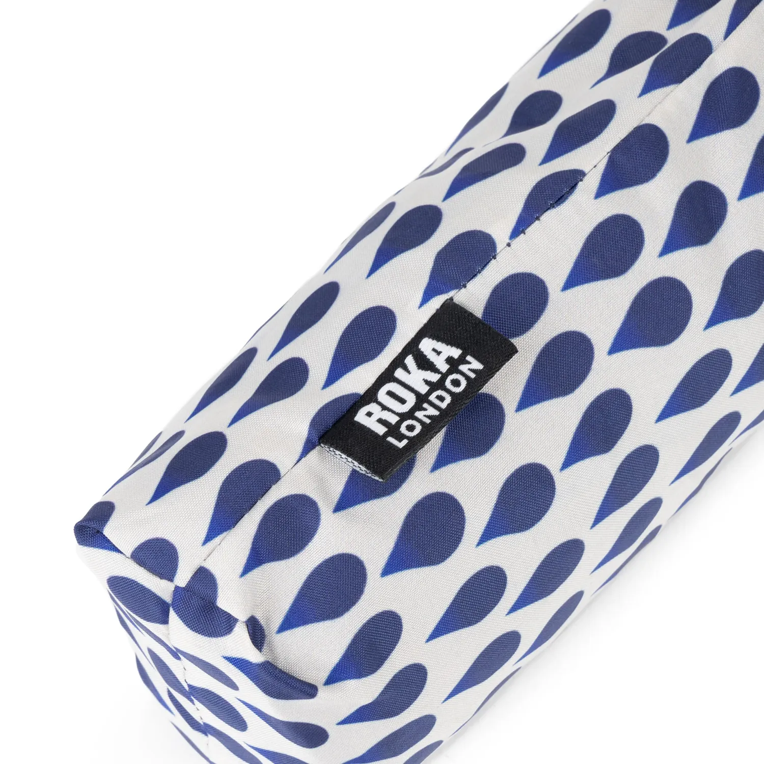 Roka London Waterloo Medium paraply Denim Rain storm