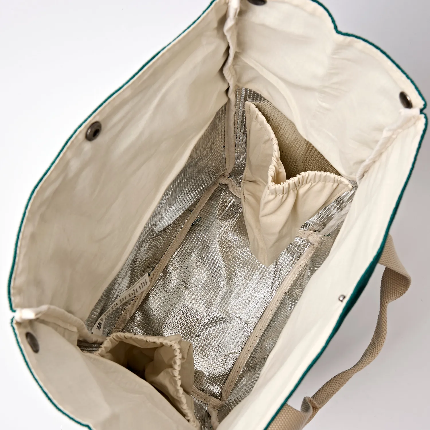 Roka London Hampstead madpakke taske teal 7,4 liter isoleret