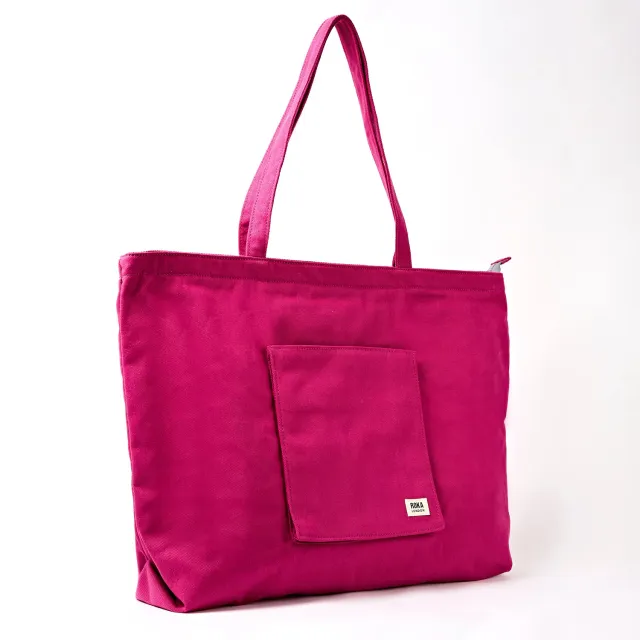 Roka London Portobello tote granita red Large 19,2 liter