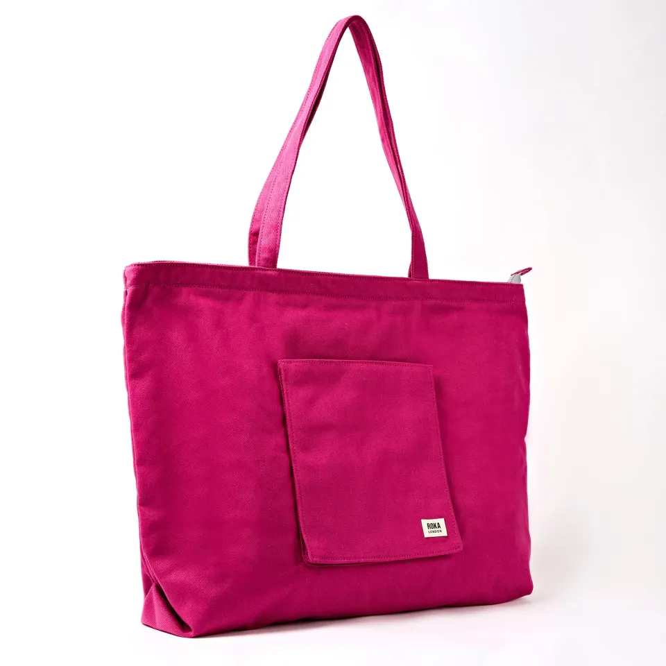 Roka London Portobello tote granita red Large 19,2 liter
