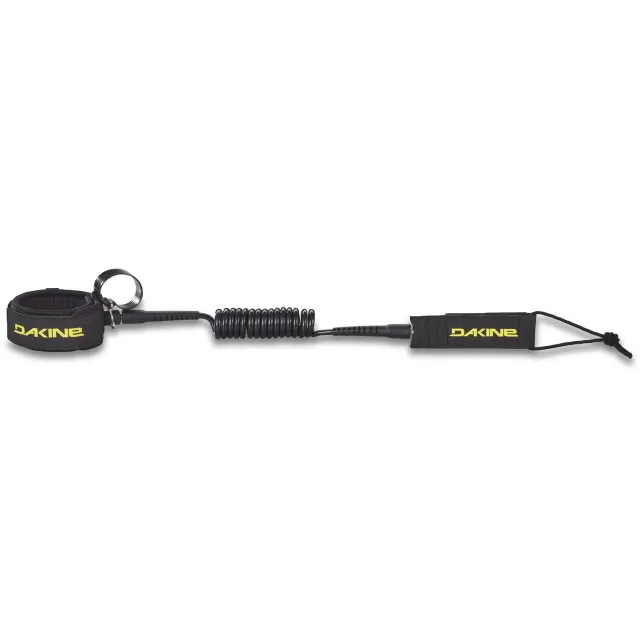 Dakine Coiled Foil Leash 5' surfleash sort oprullet