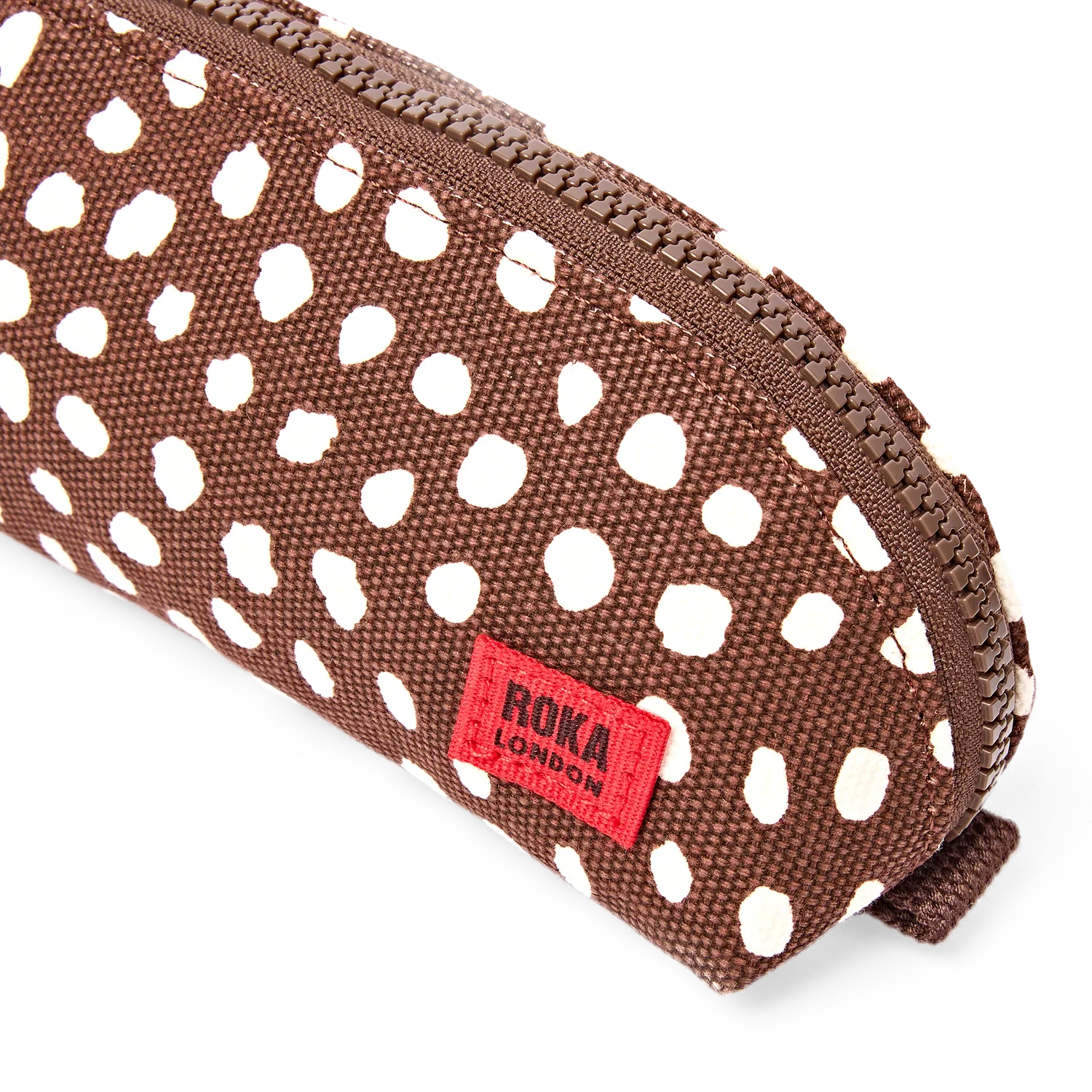 Roka London Tate pung Small brown spot bomuld