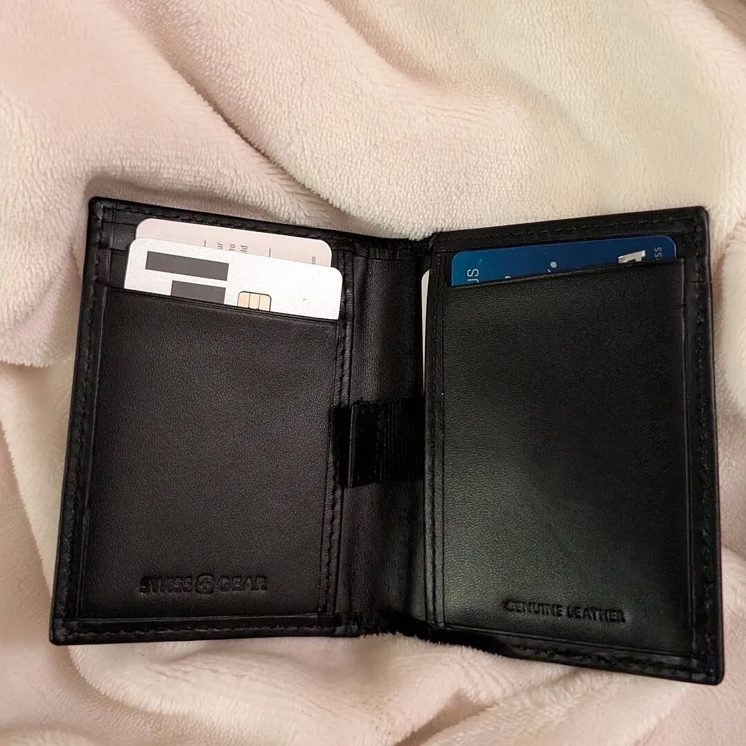 Swissgear Slymn BiFold pung kortholder læder RFID