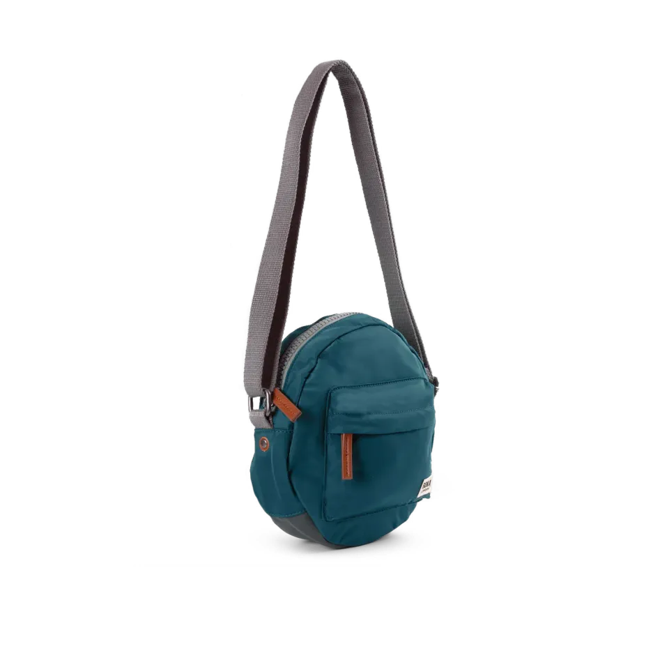 Roka London Paddington Small crossbody taske teal rund