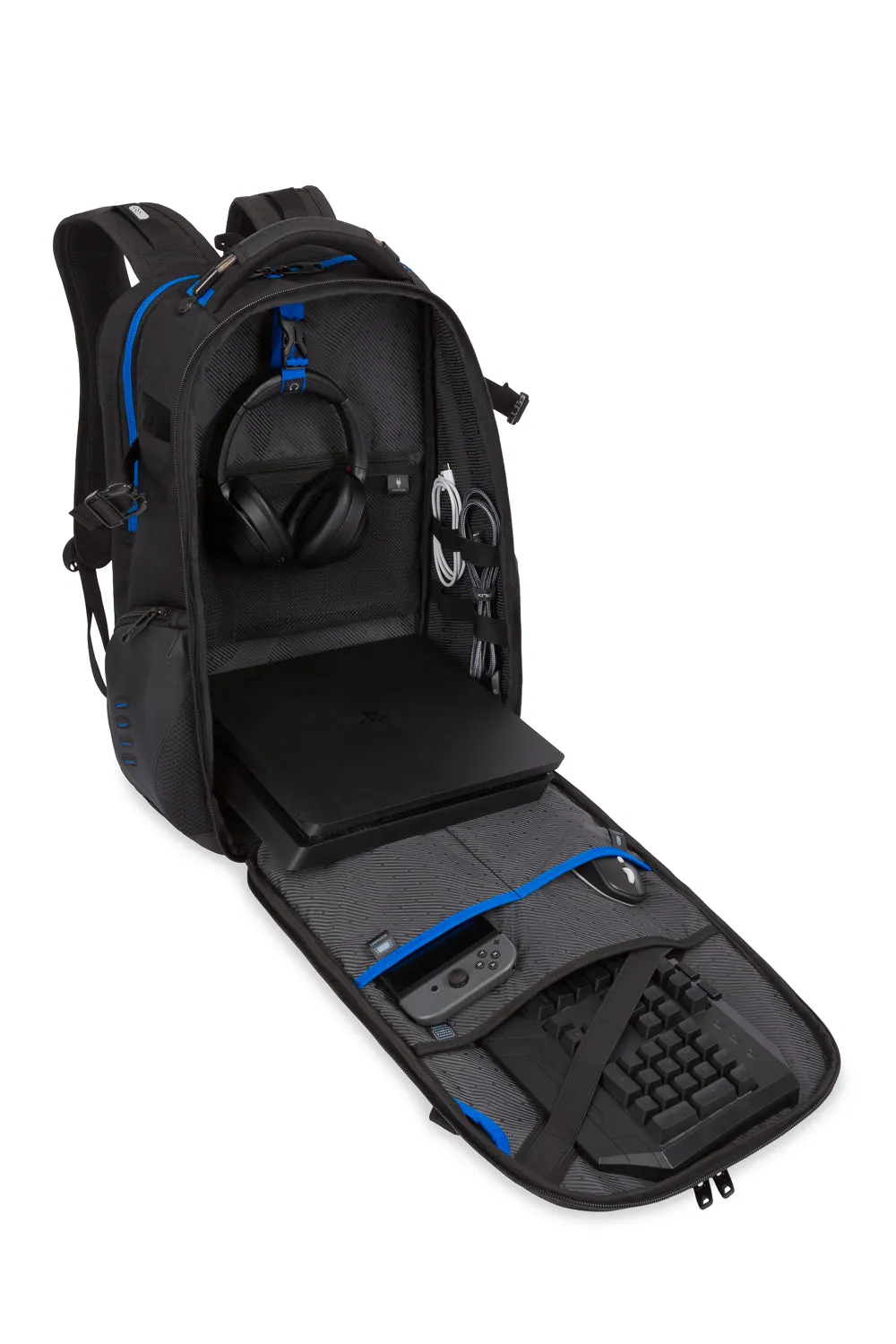 Swissgear Gamer USB rygsæk sort 17" laptop
