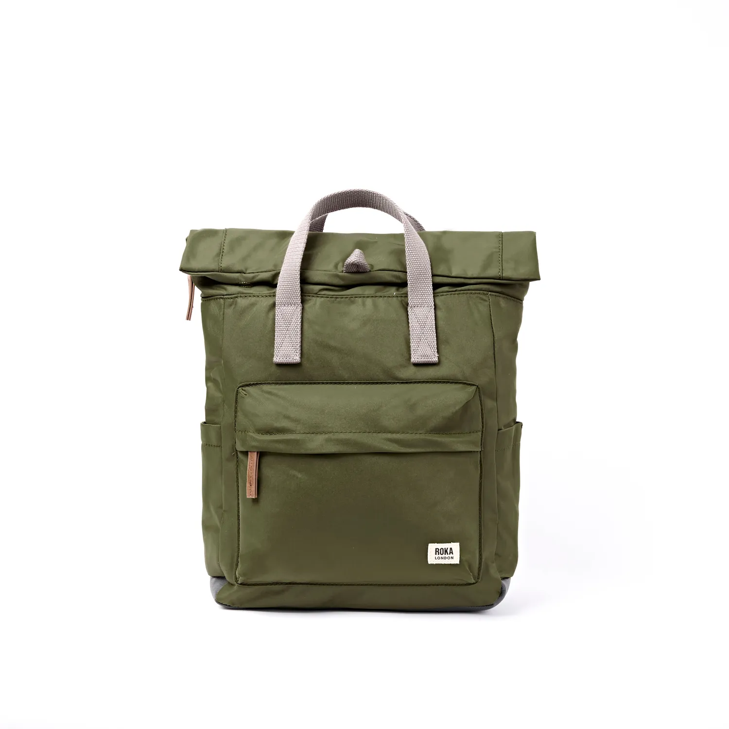 Roka London Canfield Roll Top rygsæk Military Medium 16,4 liter