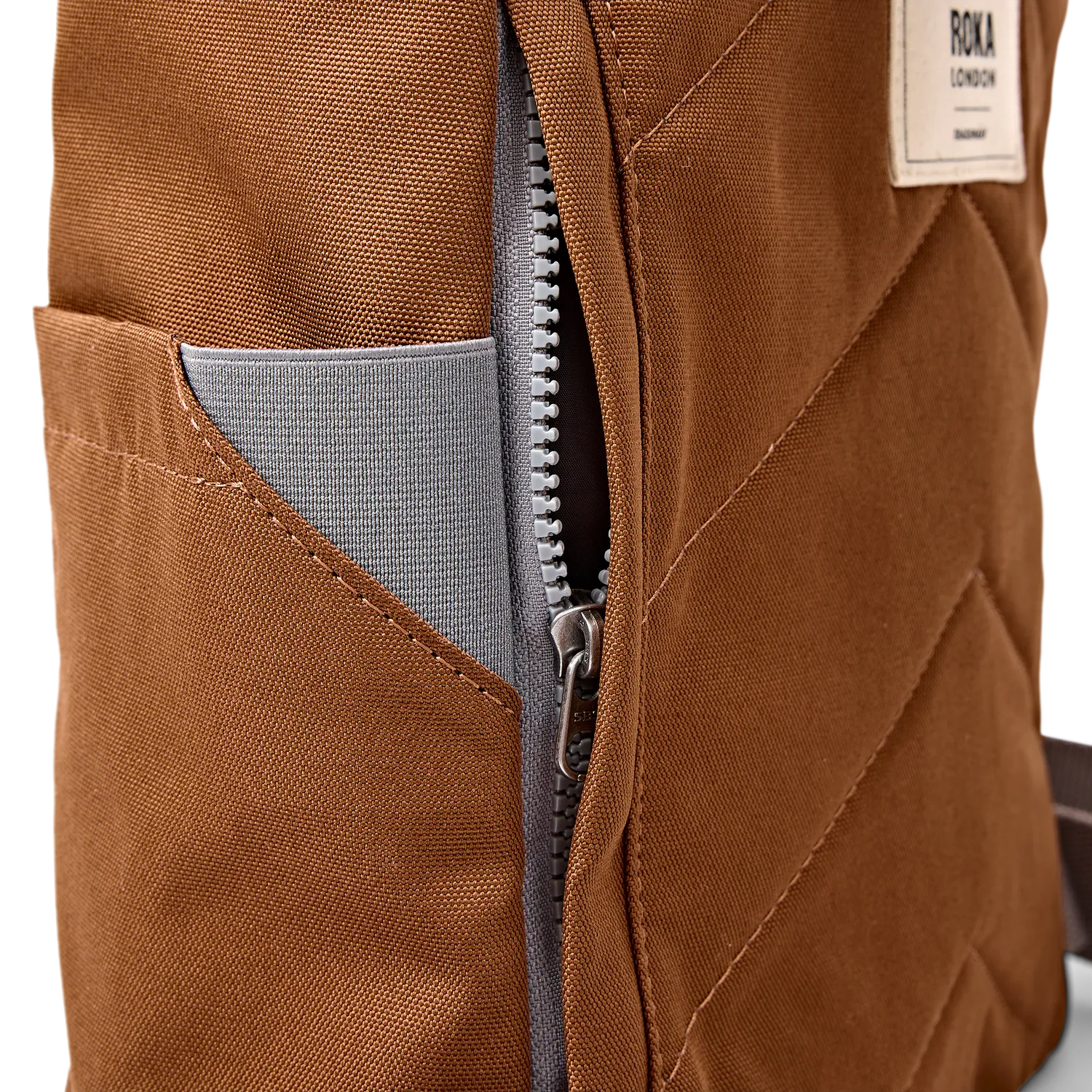 Roka London Finchley rygsæk Cinnamon med laptoprum 15 tommer
