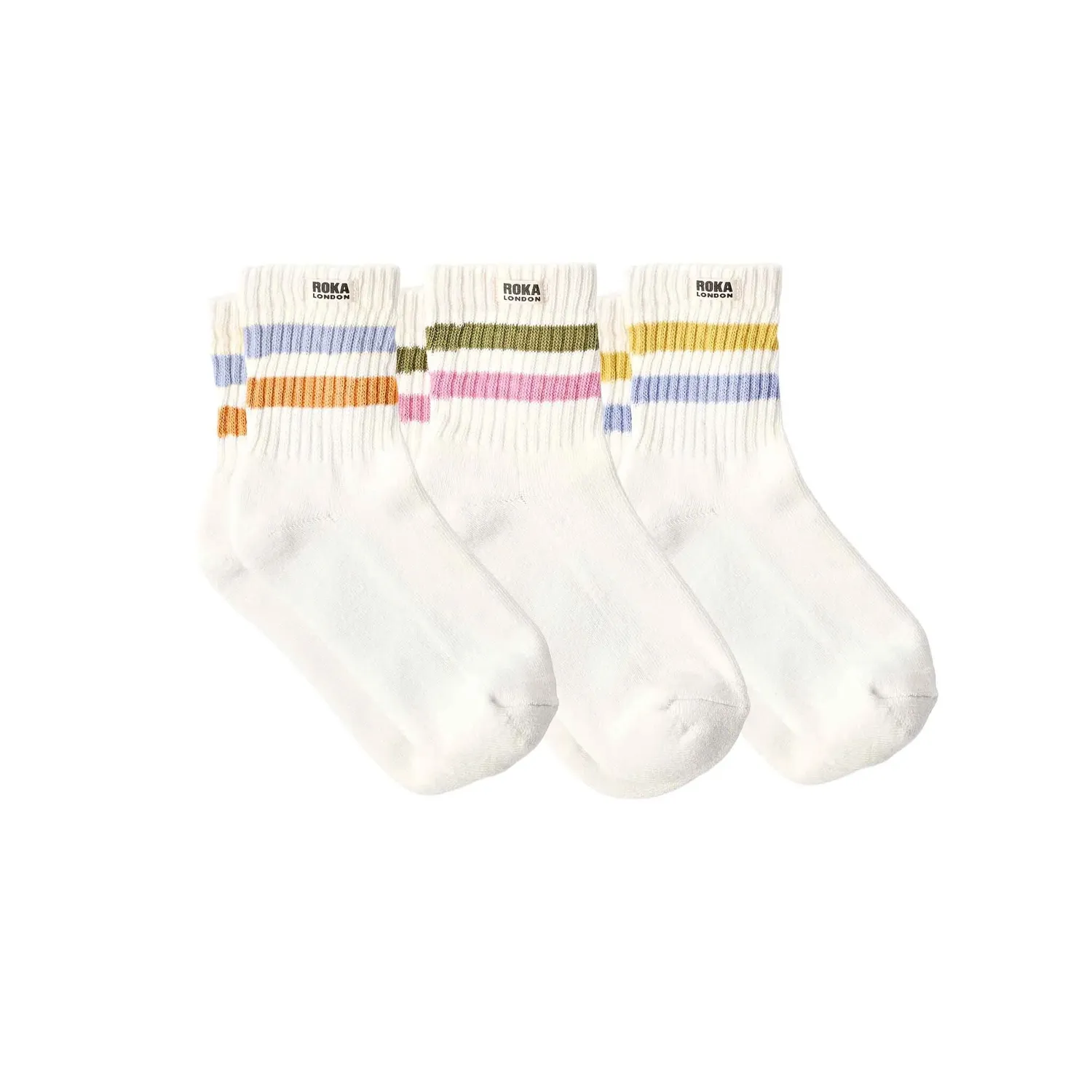 Roka London Windsor Active strømper dame 3-pak bomuld