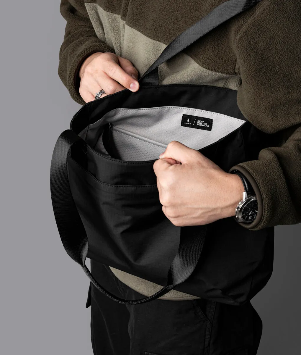 Alpaka Elements Tote S mulepose sort foldbar