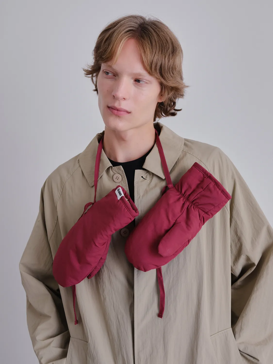 Ölend Padded Gloves luffer kirsebærrød