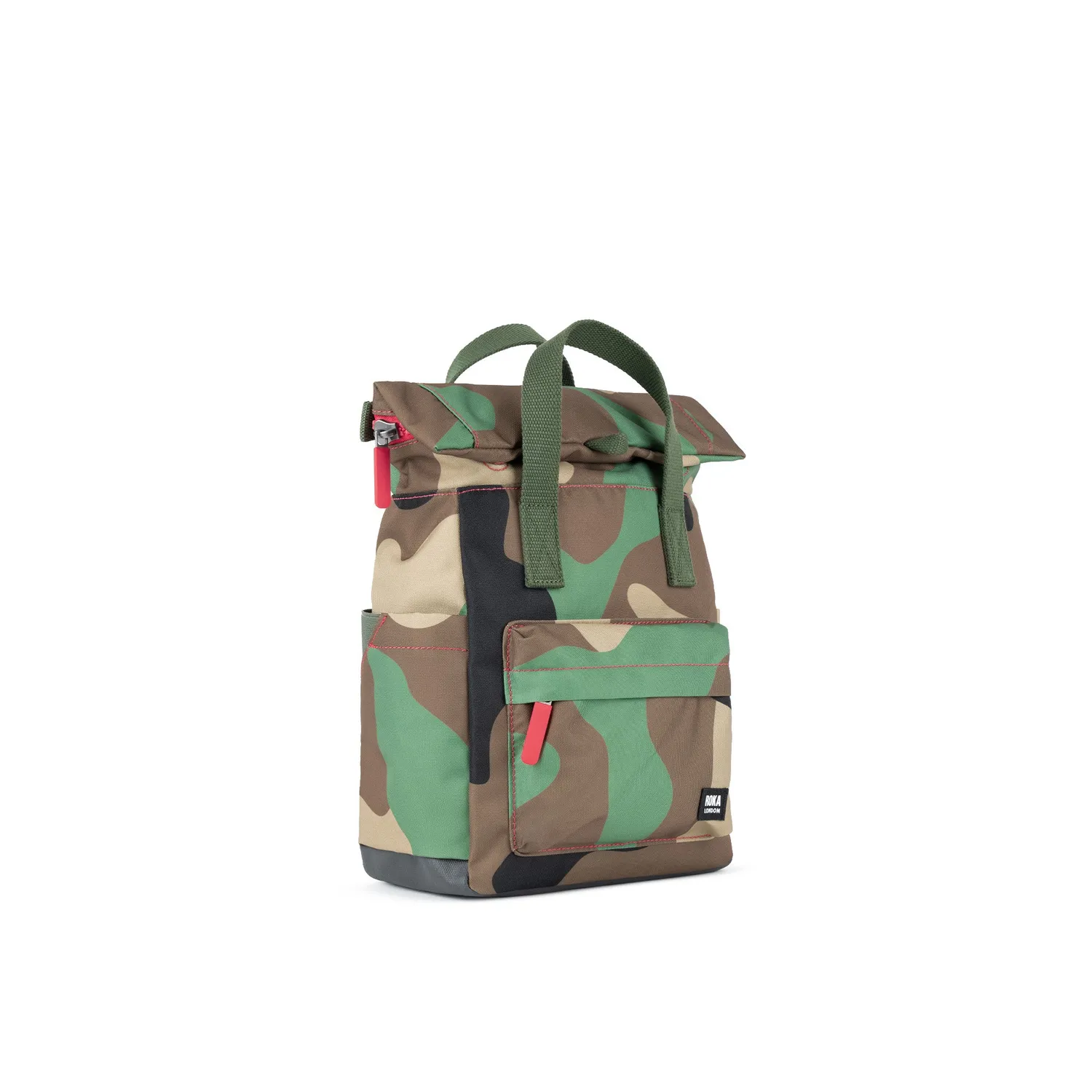 Roka London Canfield Roll Top rygsæk Vintage Camo vejrbestandig