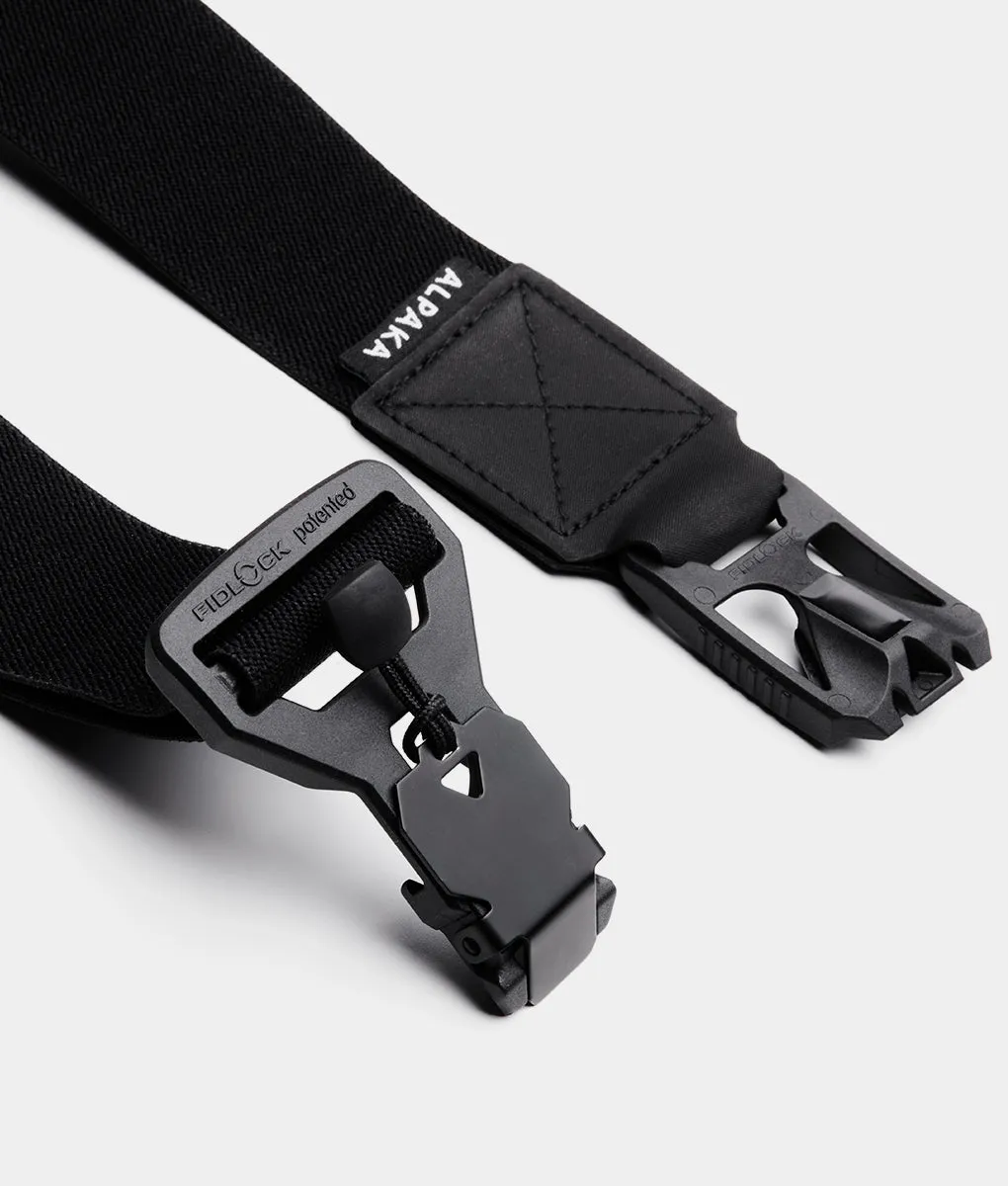 Alpaka Stealth Belt bælte sort 61-81 cm justerbart