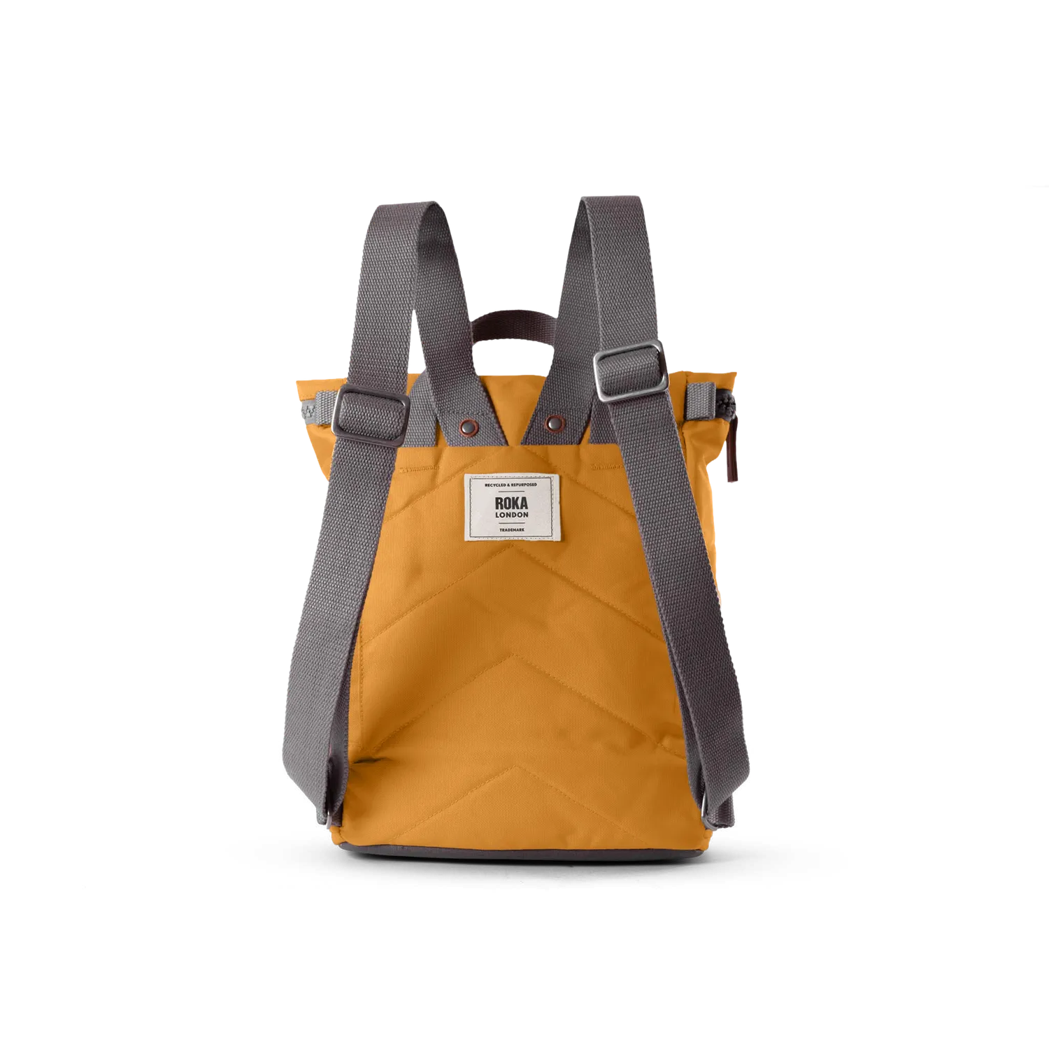 Roka London Finchley Flax rygsæk Medium roll-top laptoprum