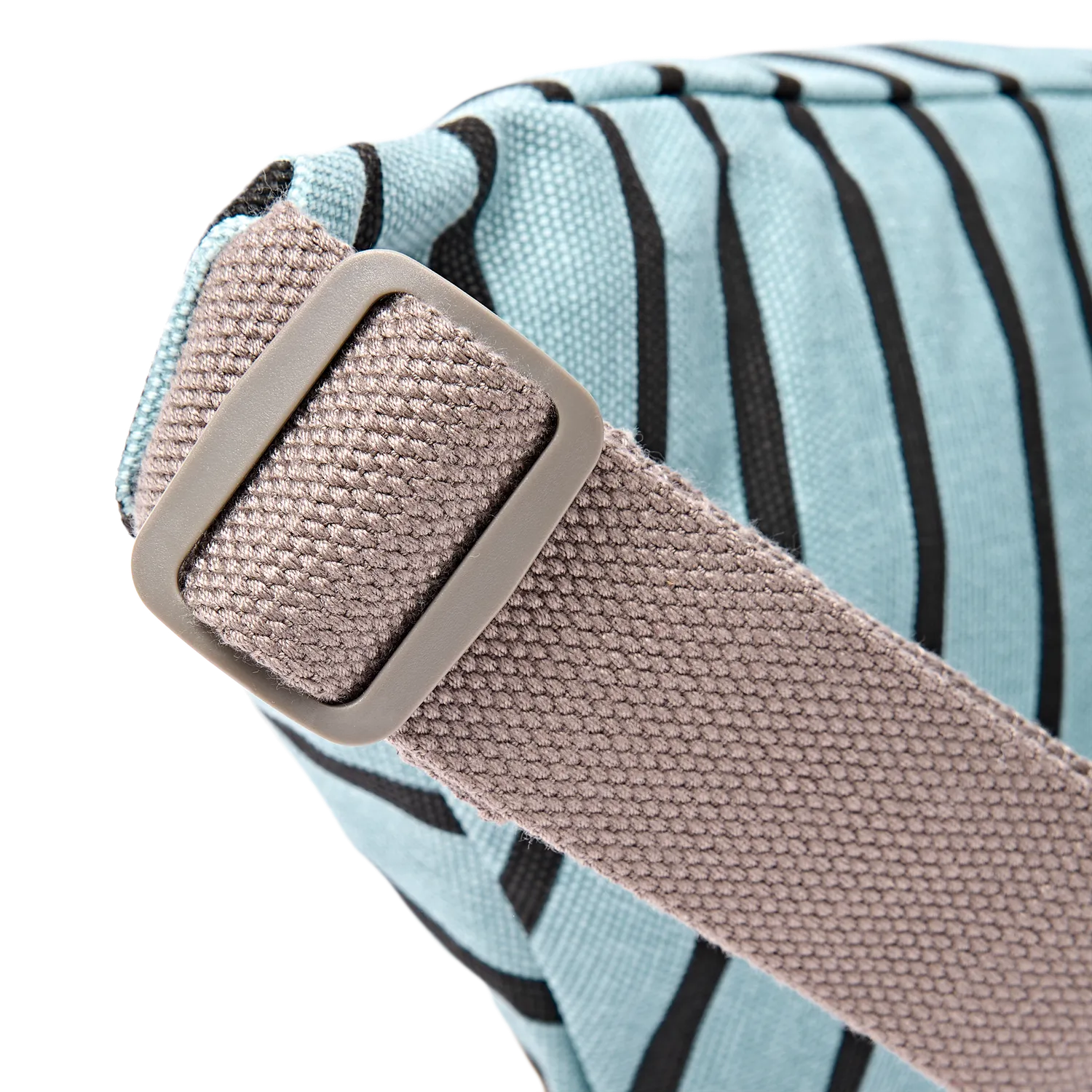 Roka London Mill Hill Blue Stripe bæltetaske Small blå