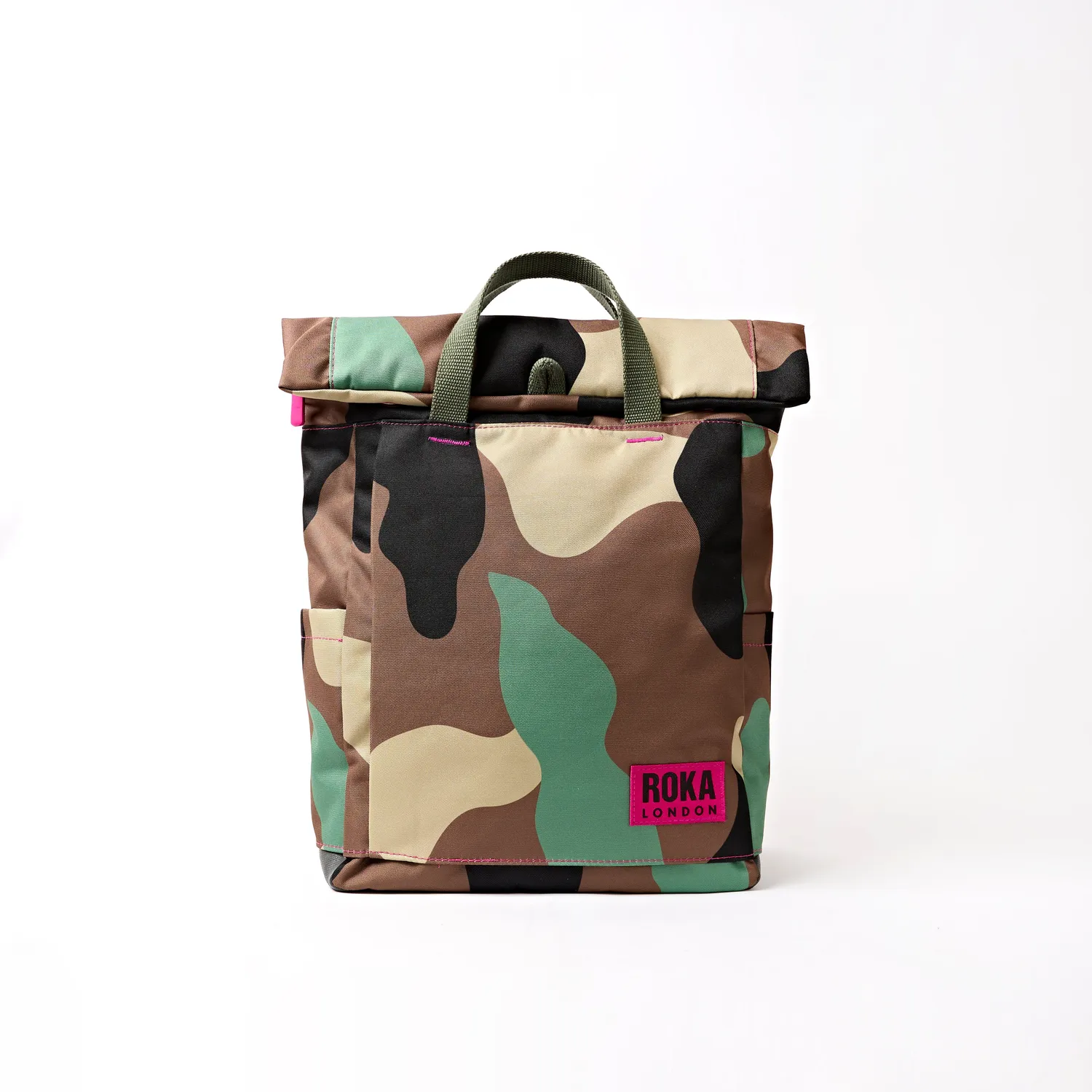 Roka London Camden J Medium rygsæk Vintage Camo 14,5 l