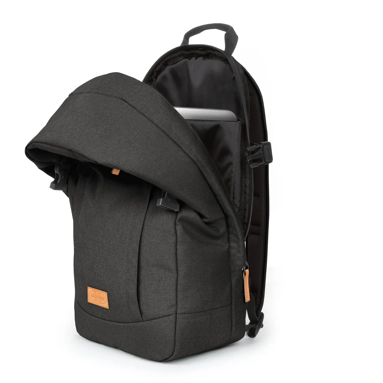 Eastpak Safefloid sort rygsæk 16" Medium
