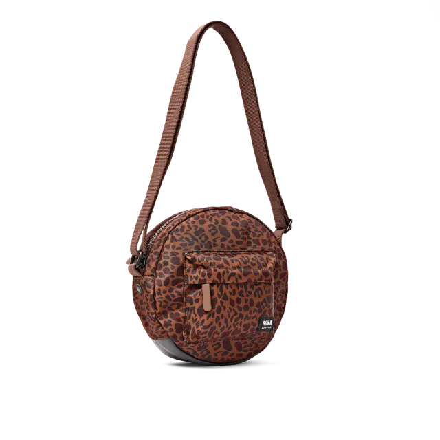 Roka London Paddington crossbody taske mini leopard lille