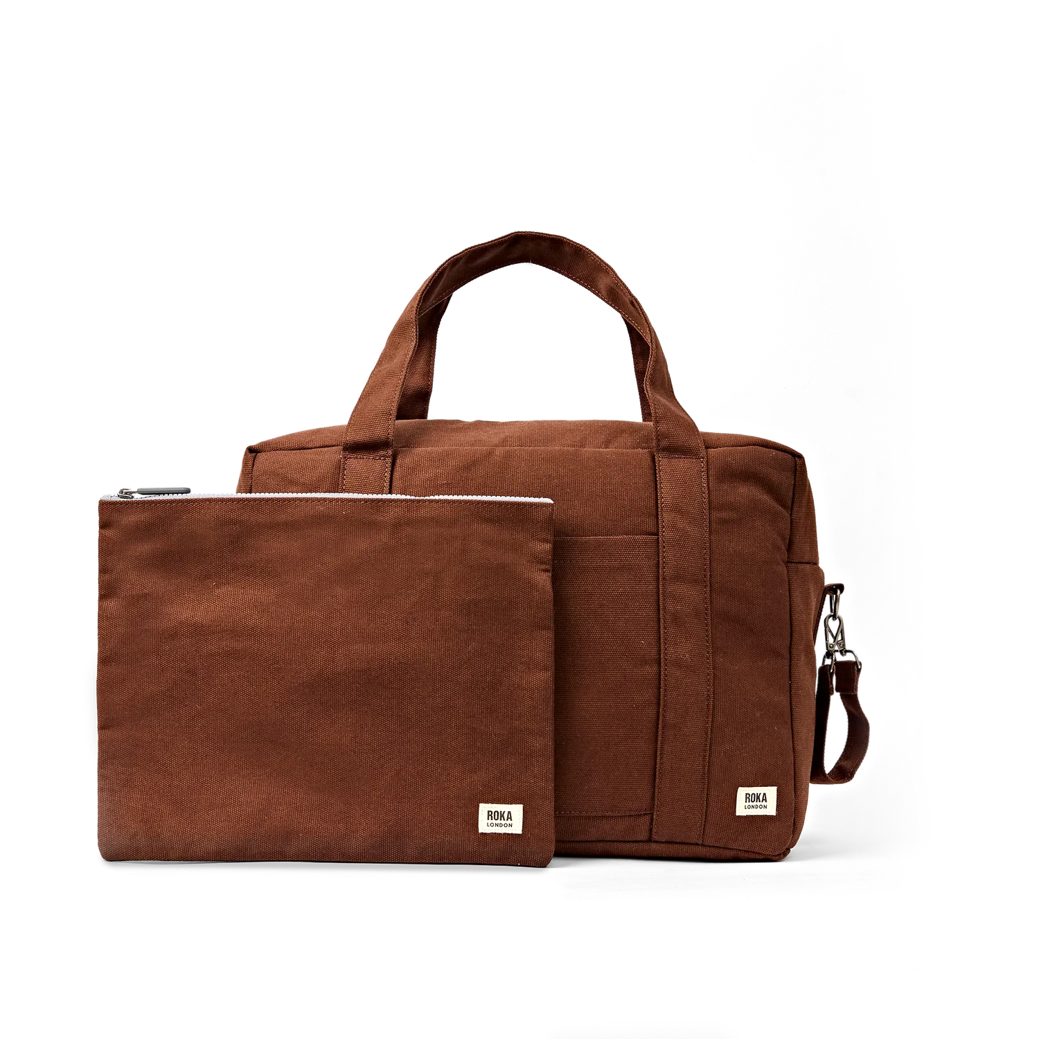 Roka London Somerset skuldertaske Large Lindt pusletaske