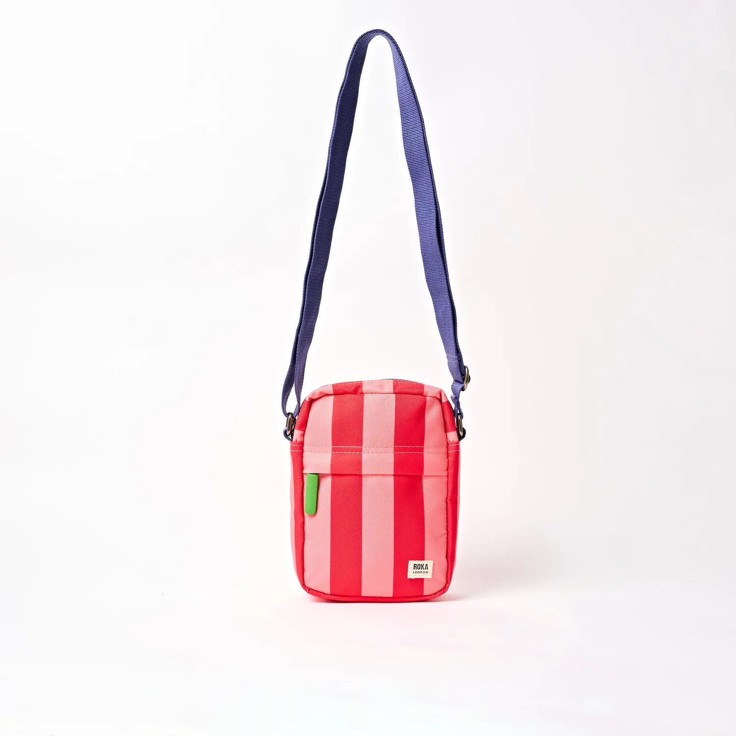 Roka London Bond Circus Print crossbody taske Small 1,5 liter