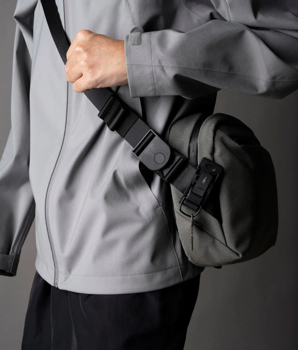 Alpaka HUB Keychain nøglering sort til 8 nøgler