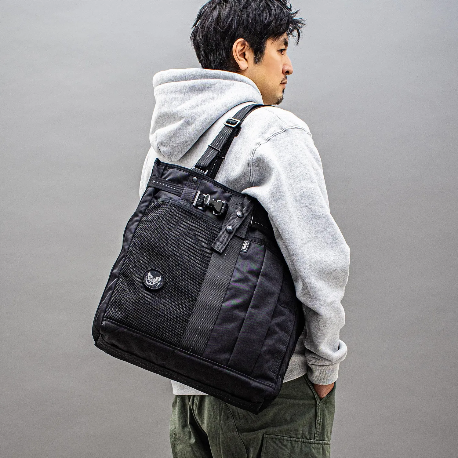 Harvest Label HLM-0041N 3-vejs tote bag sort rygsæk