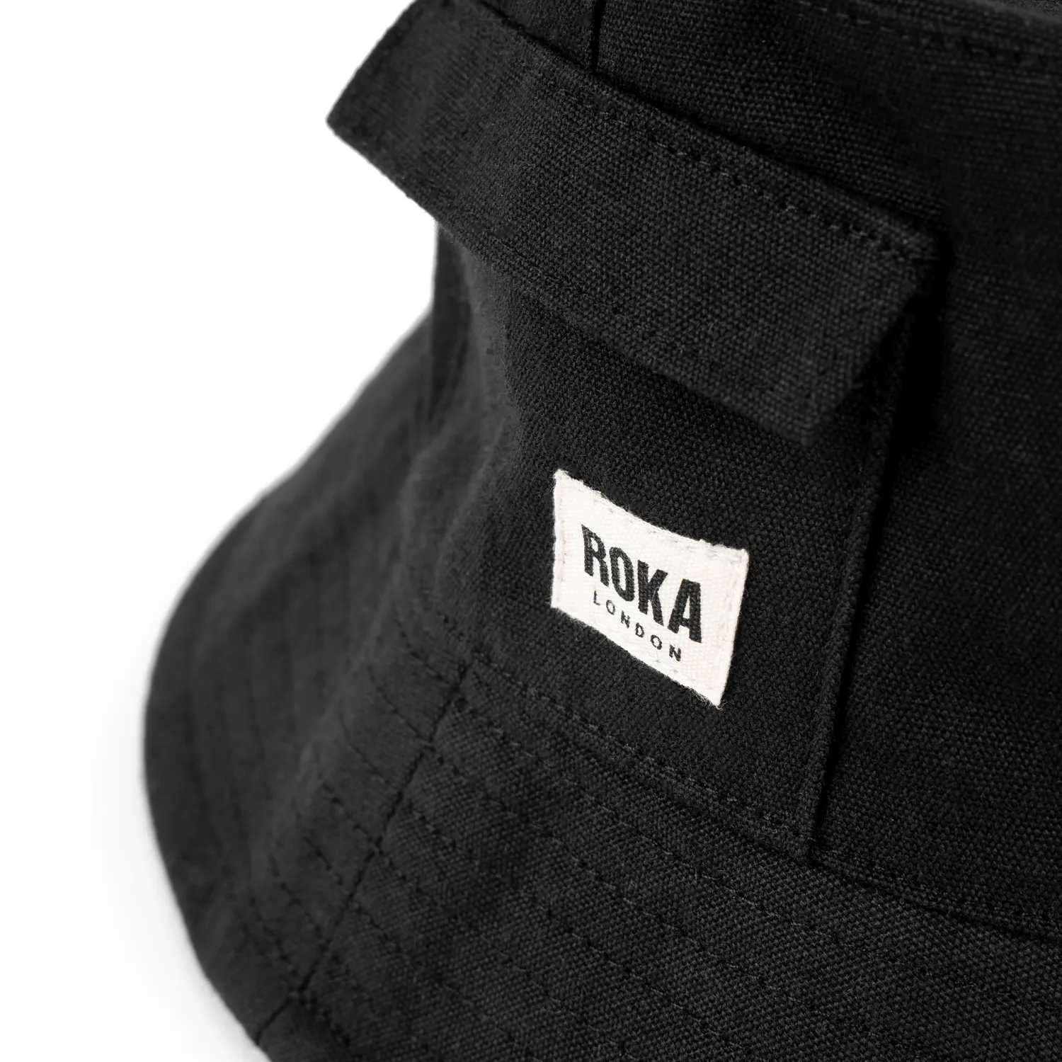 Roka London Hatfield bøllehat Black sort One Size