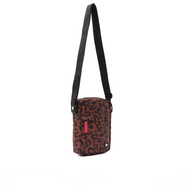 Roka London Bond Small crossbody scarlet leopard 1,5 liter