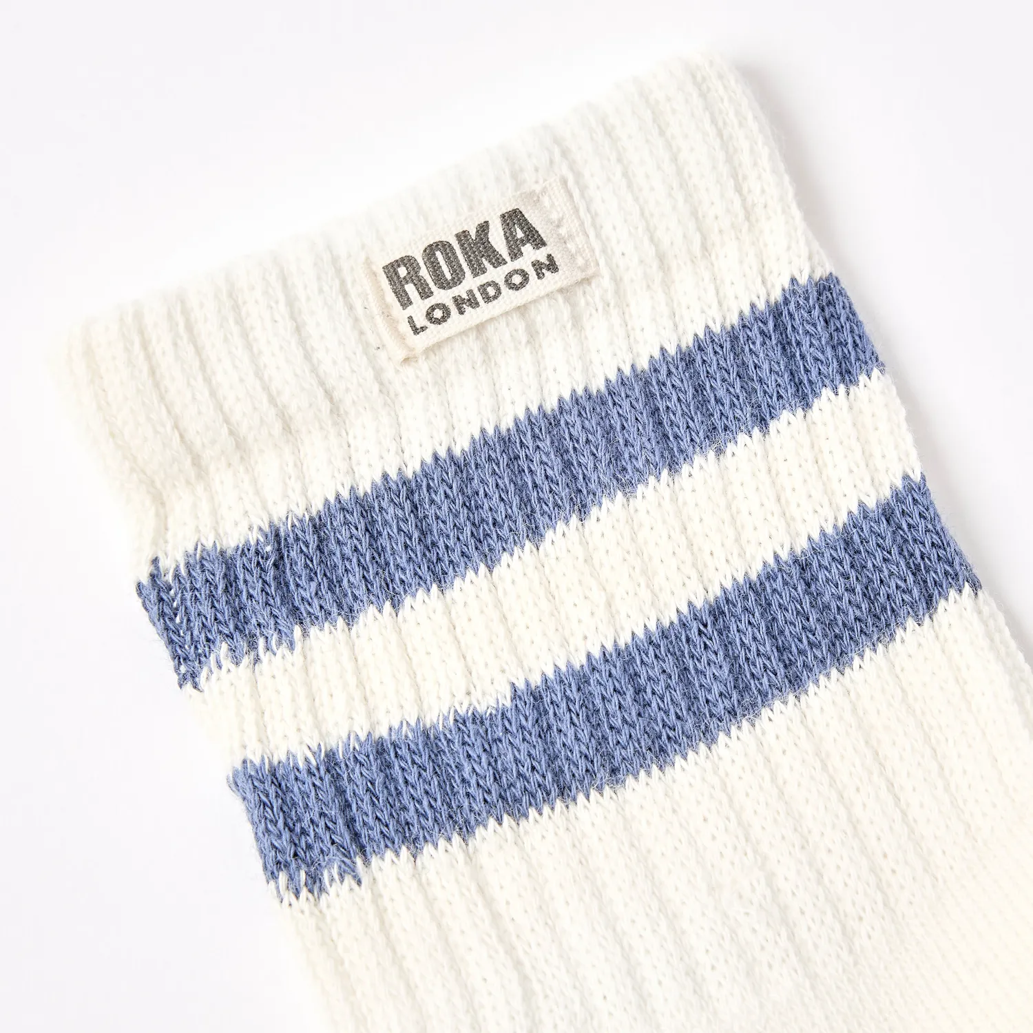Roka London Windsor strømper Coastal Blue dame