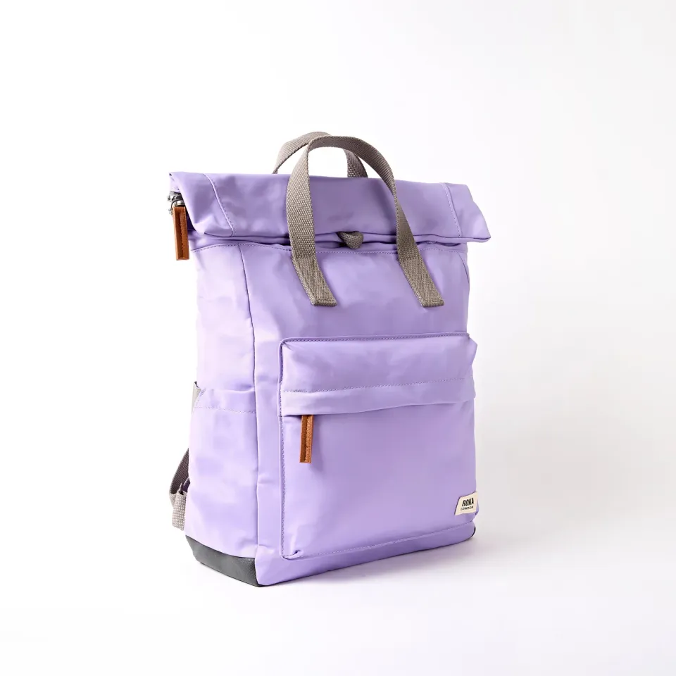 Roka London Canfield rygsæk thistle bloom roll-top