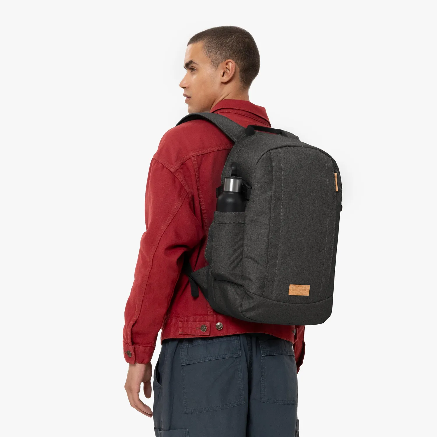 Eastpak Safefloid sort rygsæk 16" Medium