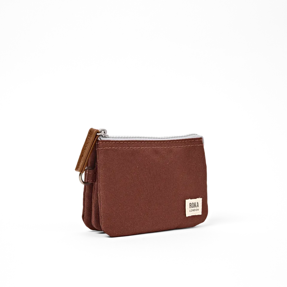 Roka London Carnaby pung Chocolate Small 0,2 liter