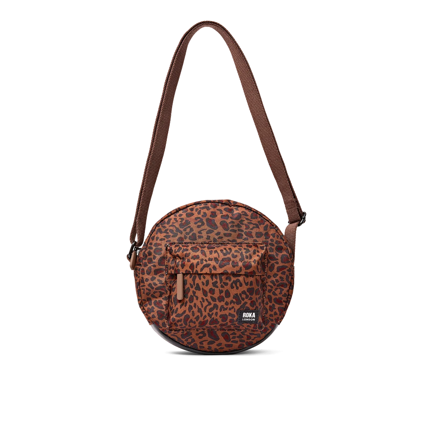 Roka London Paddington crossbody taske mini leopard lille