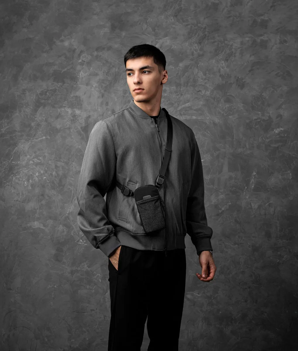 Alpaka Modular Shoulder Pocket Slim skuldertaske sort