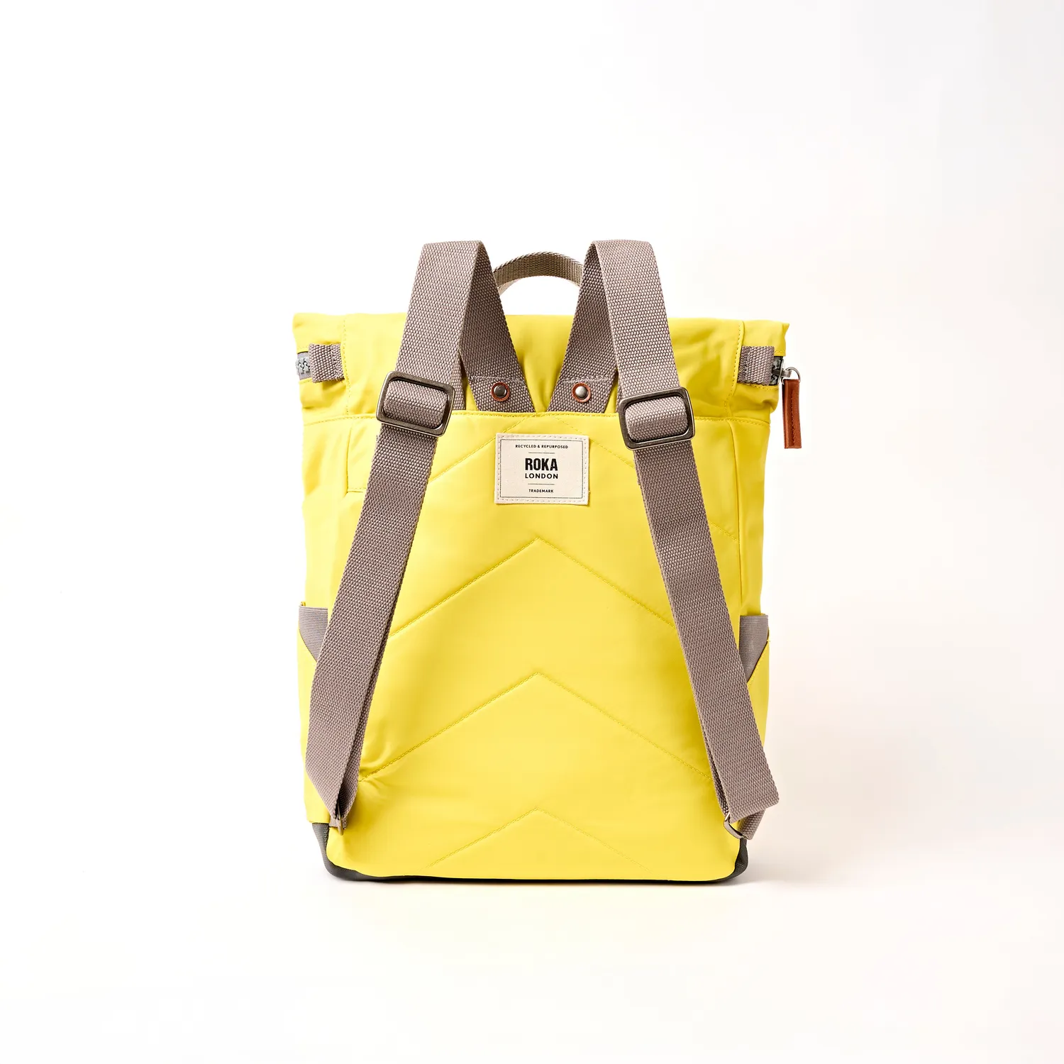 Roka London Canfield Roll Top rygsæk Passion Fruit nylon
