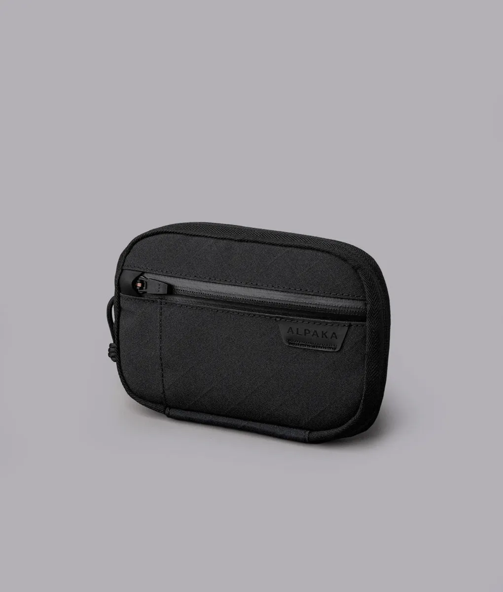 Alpaka Admin Pouch Pro organizer sort Axogrid vandtæt