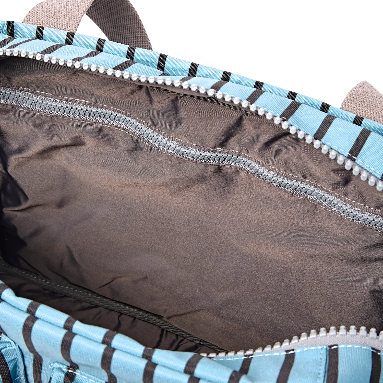 Roka London Gatwick duffel taske Blue Stripe med laptoprum