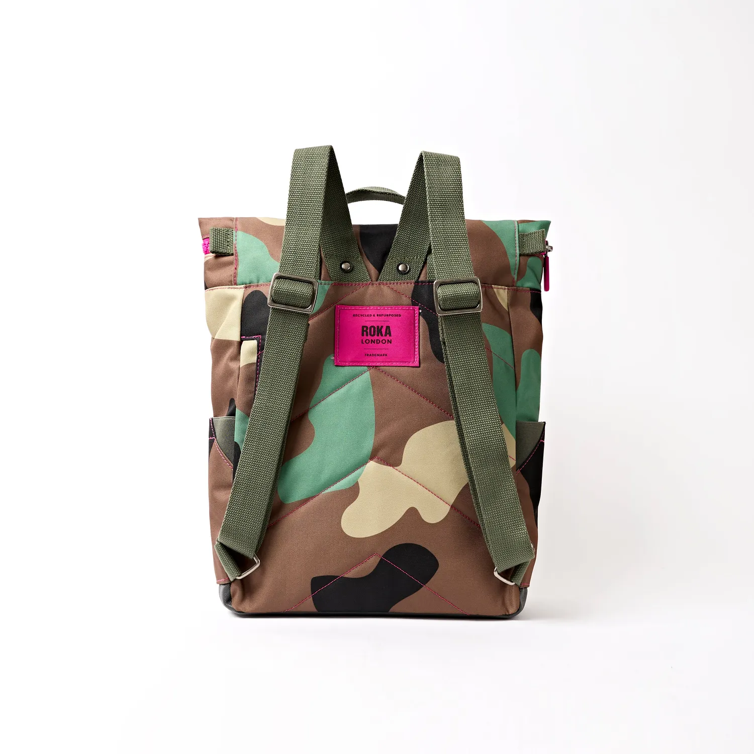 Roka London Camden J Medium rygsæk Vintage Camo 14,5 l