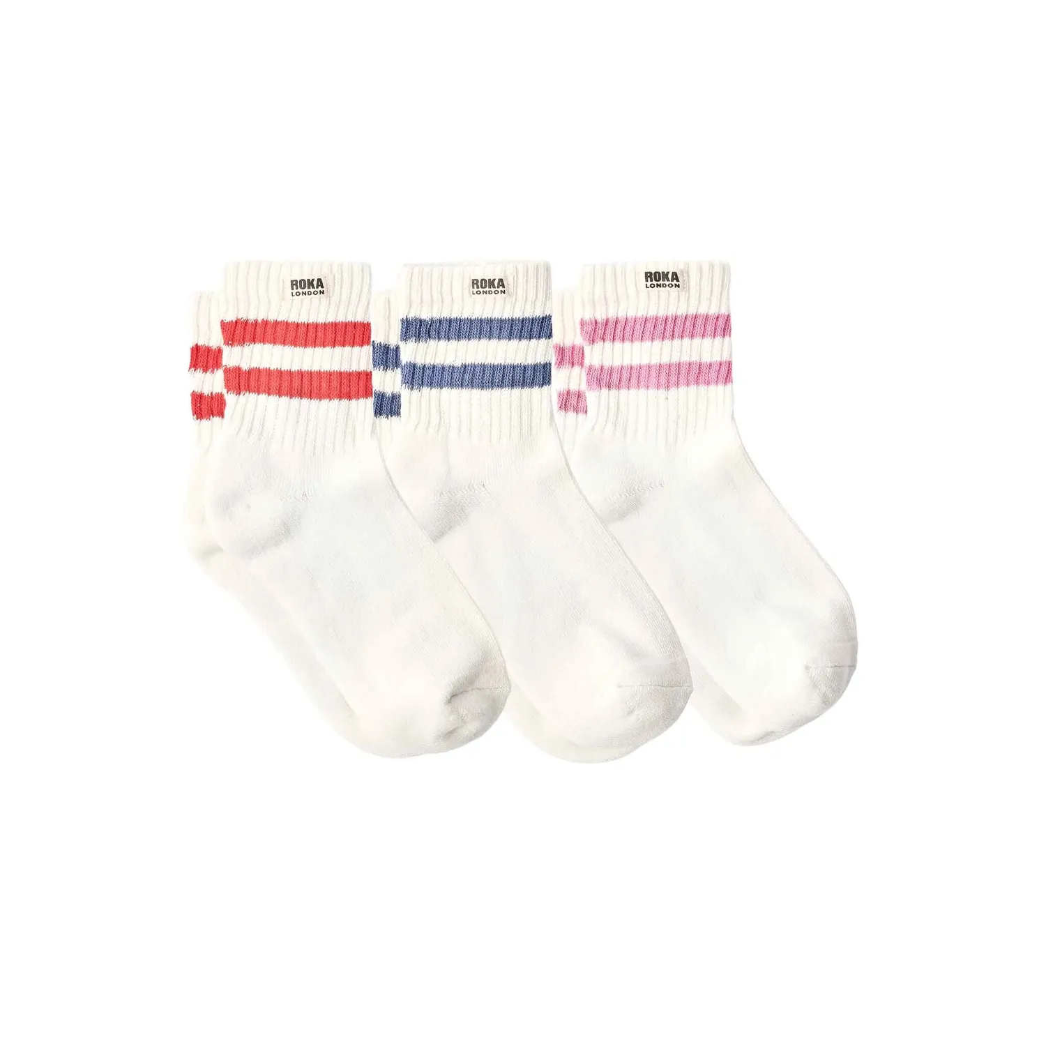 Roka Windsor sokker 3-pak EU 36-42 stribet