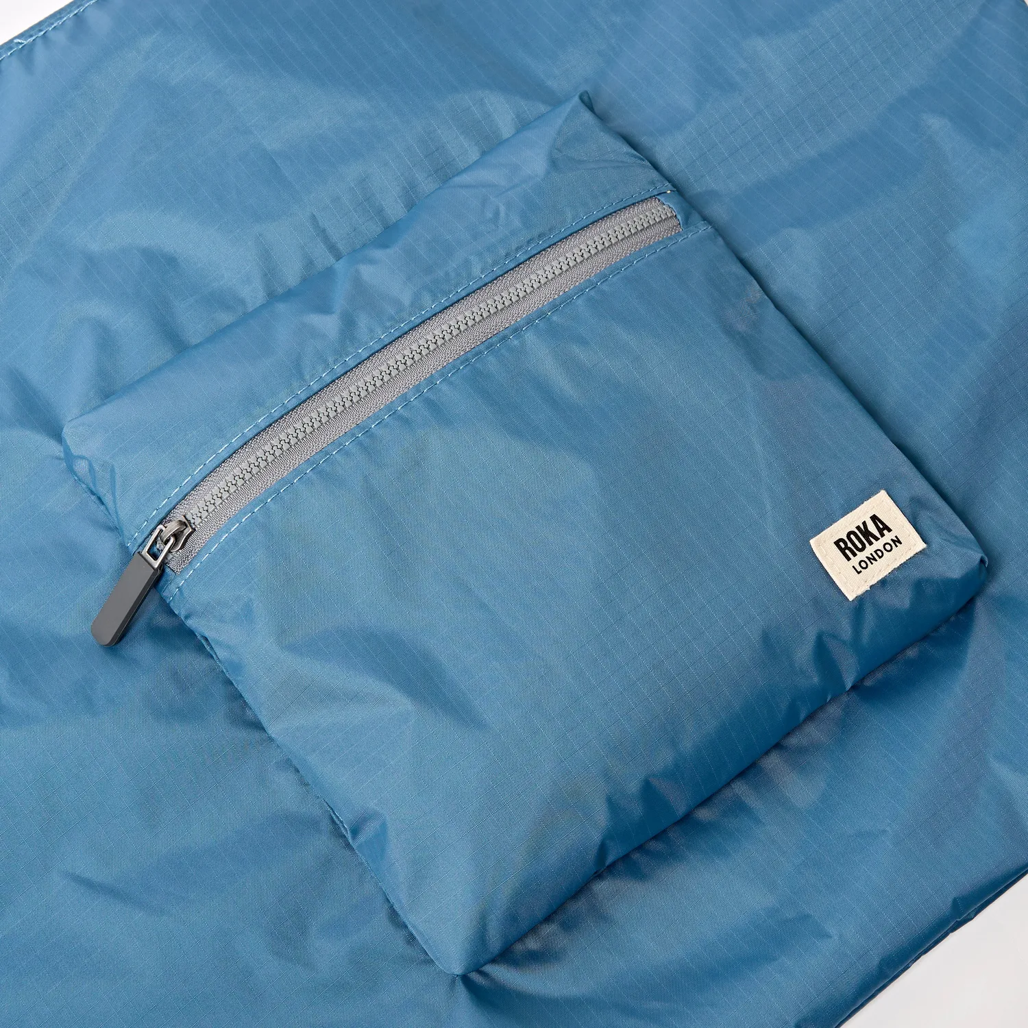 Roka London Borough Medium shopper retro blue let