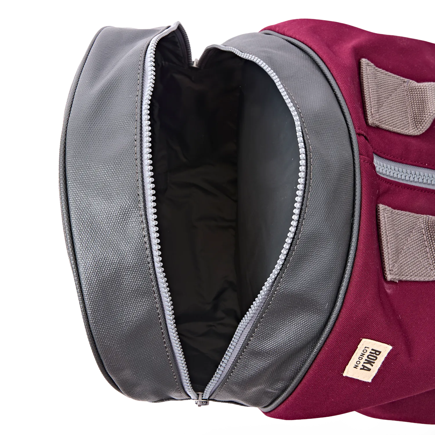 Roka London Heathrow duffel Large Cherry genbrugscanvas