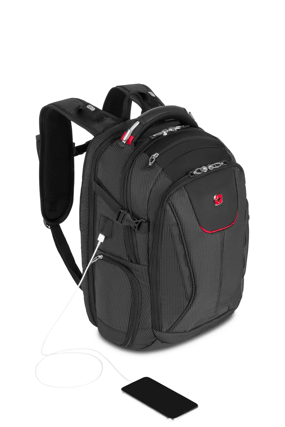 SwissGear Travel Tech Elite rygsæk laptoprum USB ScanSmart